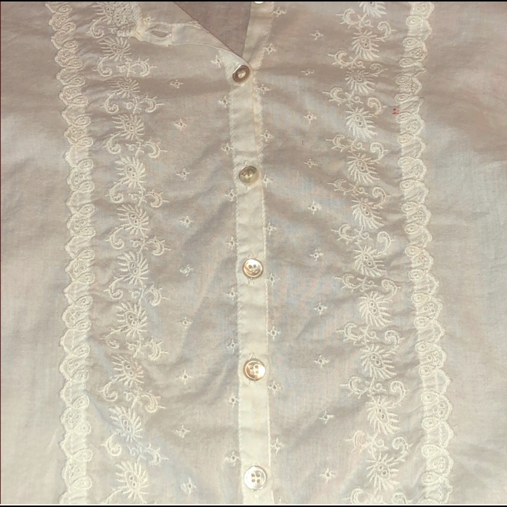 Lucky Brand long sleeve lace collar/cuffs - Picture 3 of 4